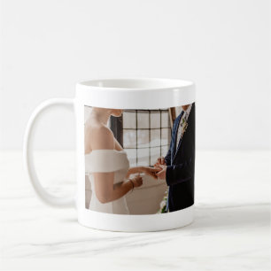 Taza De Café Colage personalizado de dos fotos de familia linda