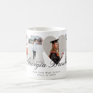 Taza De Café Colaje de Fotos de Graduación Regalo de Graduado R