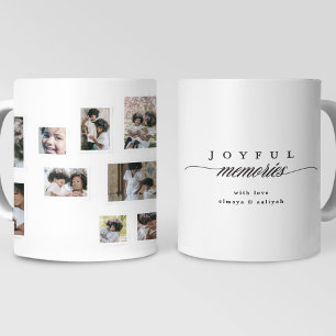 Taza De Café Colaje de Fotos de Vacaciones Momentos Alegres Mod