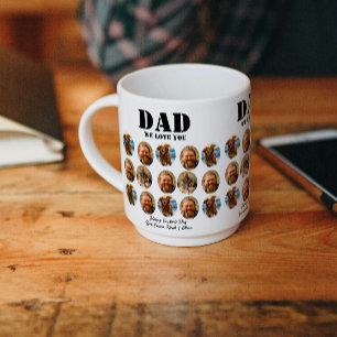 Taza De Café Colaje de fotos divertidas para el Día del Padre c