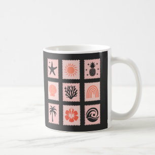 Taza De Café Colapso de sellos de naturaleza