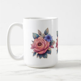 Taza De Café Colas de color de agua artísticas