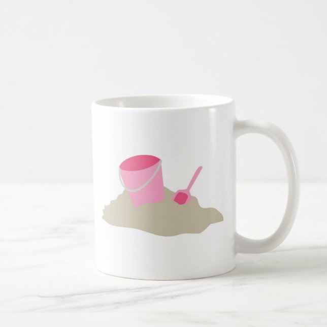 Taza De Café Colas rosas y salvas (Derecha)