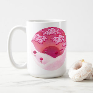 Taza De Café Colas y nubes de bonito