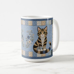 Taza De Café Colcha de gato atigrado