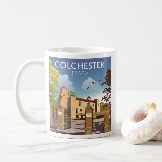 Taza De Café Colchester Essex (Con donut)