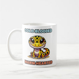 Taza De Café Cold-Blooded Cálido Leopard Gecko
