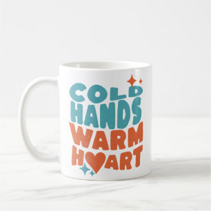 Taza De Café Cold Hands Cálido Corazón - Terapia de masaje / En