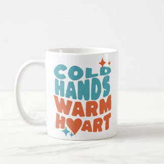 Taza De Café Cold Hands Cálido Corazón - Terapia de masaje / En