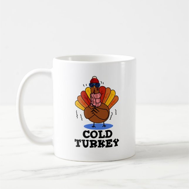 Taza De Café Cold Turkey graciosa pistola de animales (Izquierda)