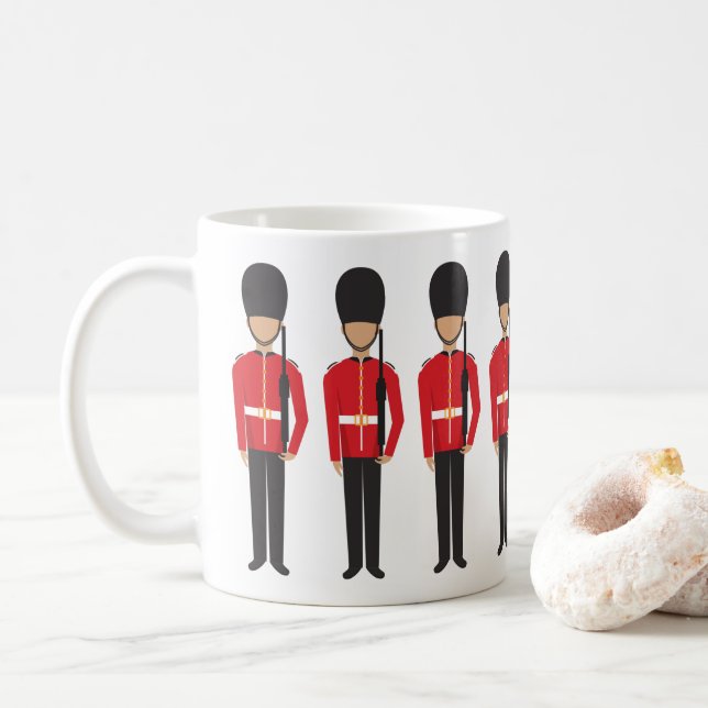 Taza De Café Coldstream Guards Mug de Inglaterra (Con donut)