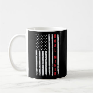 Taza De Café Cole Miner, bandera estadounidense