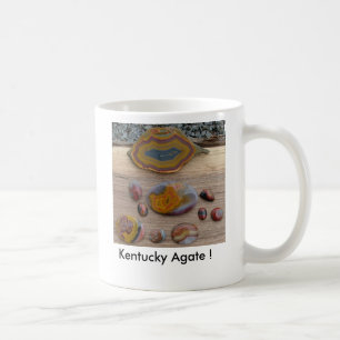 Taza De Café ¡colección, ágata de Kentucky!
