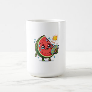 Taza De Café Colección Coll de Sandía Marroquí Kawaii Adorable
