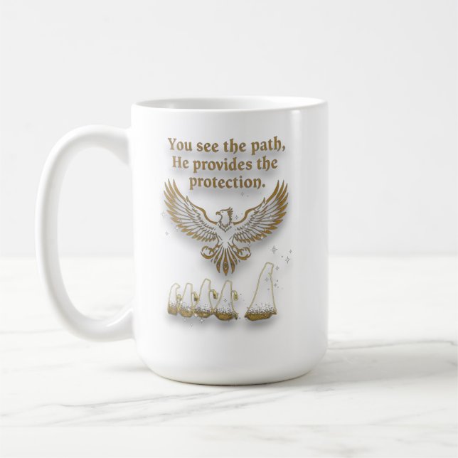Taza De Café Colección de accesorios espirituales de visión div (Izquierda)