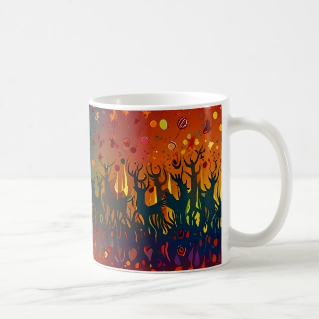 Taza De Café Colección de alegría navideña (Derecha)