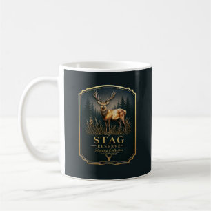 TAZA DE CAFÉ COLECCIÓN DE CAZA DE CIERVOS MACHOS 
