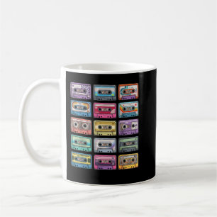 Taza De Café Colección de cintas de cassette antiguas de música
