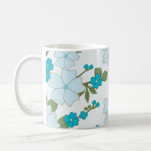 Taza De Café Colección de flor de primavera
