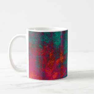 Taza De Café Colección de fondo rosa azul de cemento wallabstra