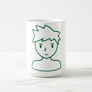 Taza De Café Colección de iconos masculinos café Mug
