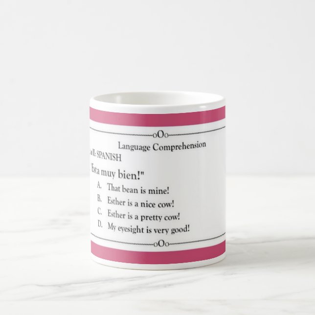 Taza De Café Colección de la lengua - español 1 (Centro)