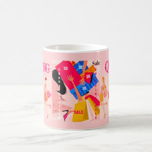 TAZA DE CAFÉ COLECCIÓN DE LA REINA DE LAS COMPRAS