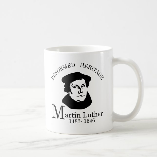 Taza De Café Colección de Patrimonio Reformado Martin Luther (Derecha)
