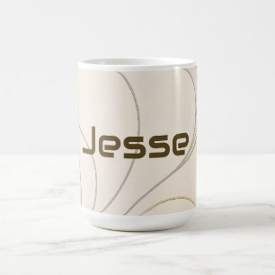 Taza De Café Colección de patrones modernos de yoga de lujo