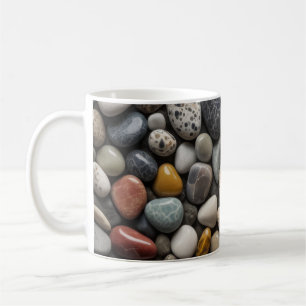 Taza De Café Colección de Piedras Naturales - Minimalista y Nat