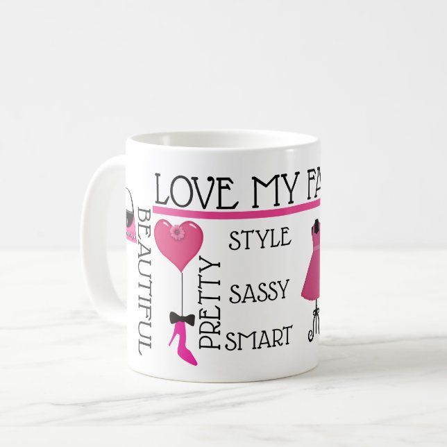 Taza De Café Colección de reina de compras (Anverso izquierdo)