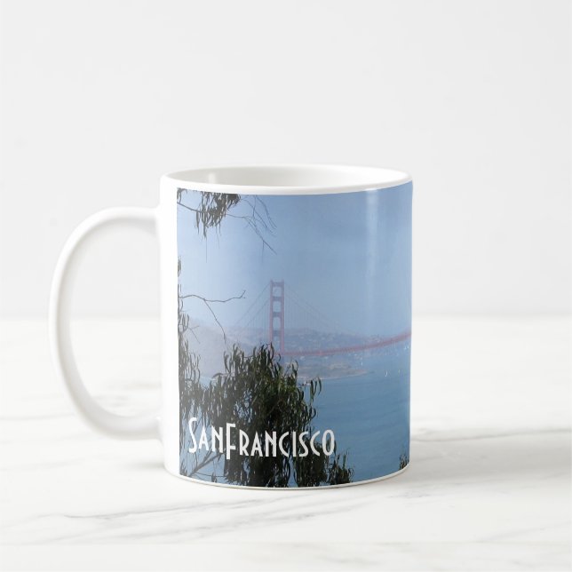Taza De Café Colección de San Francisco - puente Golden Gate (Izquierda)