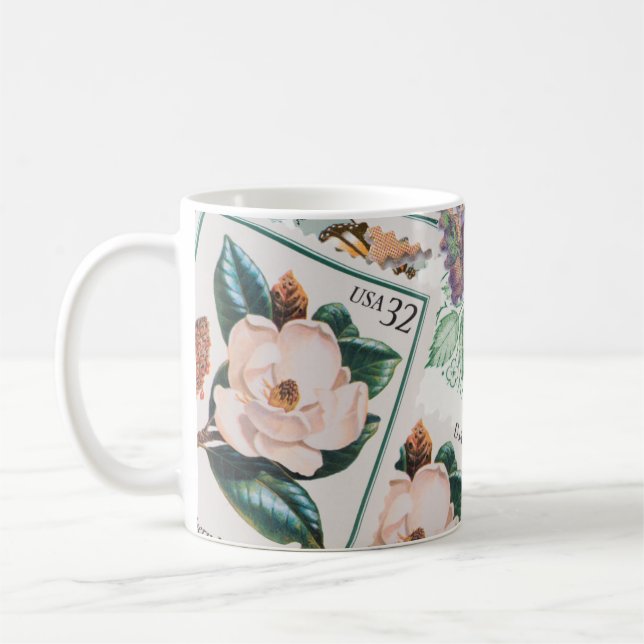 Taza De Café colección de sellos de flores de bonito (Izquierda)