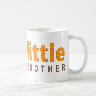 Taza De Café COLECCIÓN DE SIBLINGS - hermano pequeño {naranja}