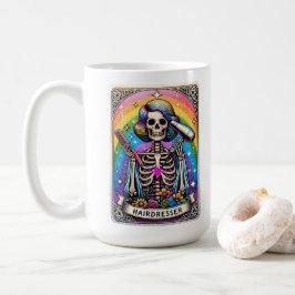 Taza De Café Colección de tarjetas Tarot de Hairdresser