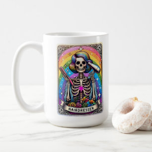 Taza De Café Colección de tarjetas Tarot de Hairdresser