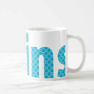 Taza De Café COLECCIÓN DE TWINS - niños {aqua}