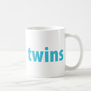 Taza De Café COLECCIÓN DE TWINS - niños {aqua}
