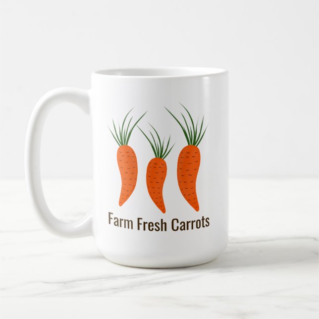 Taza De Café Colección de Zanahorias Botánicas  (Izquierda)