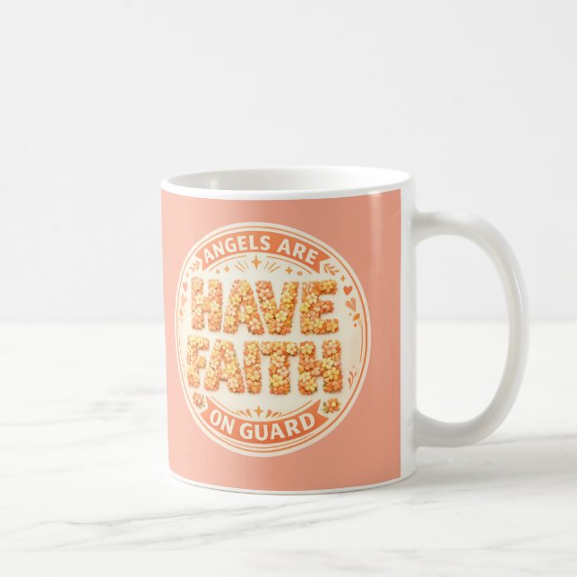 Taza De Café Colección Fe Angelical (Derecha)