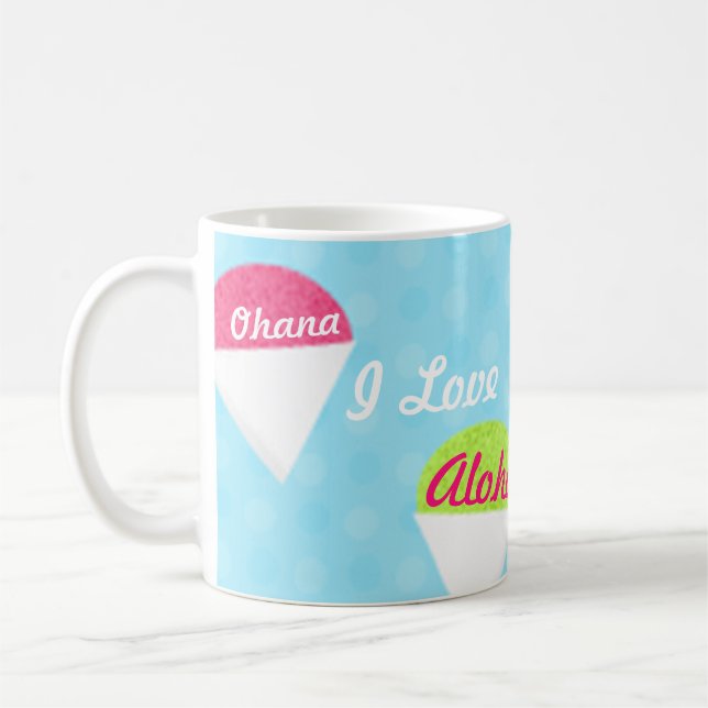 Taza De Café Colección Hawaii Aloha de café Mug (Izquierda)