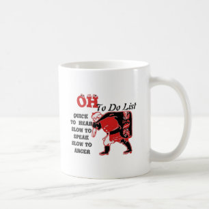 Taza De Café Colección Lista de tareas pendientes de Santa.