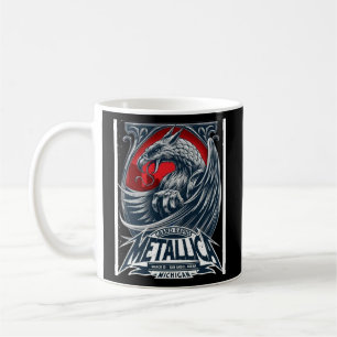 Taza De Café "Colección Metallica Vintage: Tri-Ble de banda ret