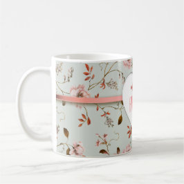 Taza De Café Colección RomanticCharm Vintage Flower Boda