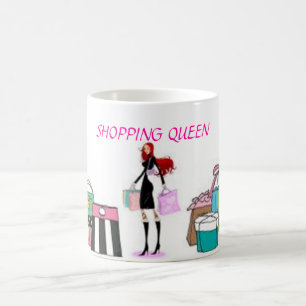 TAZA DE CAFÉ COLECCIÓN SHOPPING QUEEN
