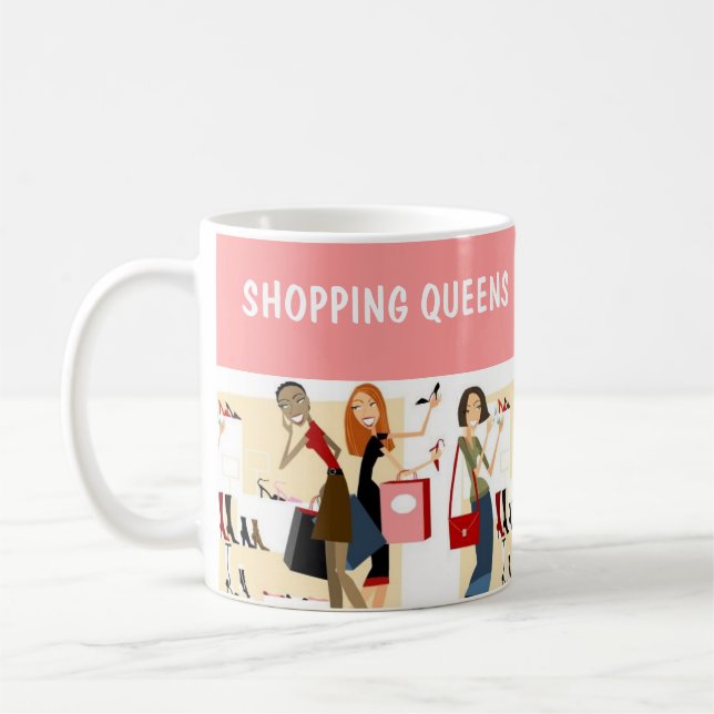 TAZA DE CAFÉ COLECCIÓN SHOPPING QUEEN (Izquierda)