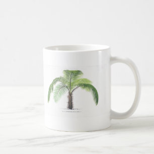 Taza De Café colección tropical de la palmera - dibujo VI