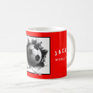 Taza De Café Coleccionable de fútbol personalizado