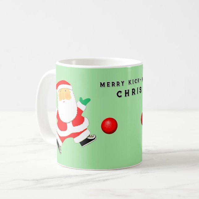Taza De Café Coleccionable de Navidad de Kickball (Anverso izquierdo)