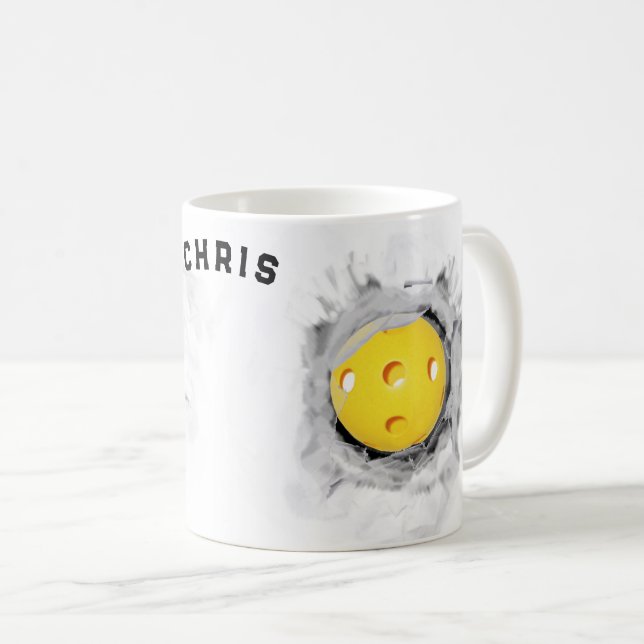 Taza de café coleccionable de Pickleball (Anverso derecho)